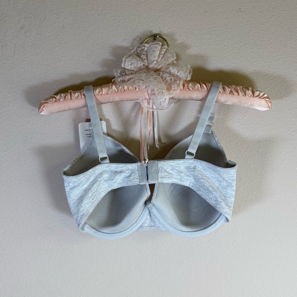 Warner's Lightly Lined T-Shirt Bra in Heather Gray - Picture 2 of 3